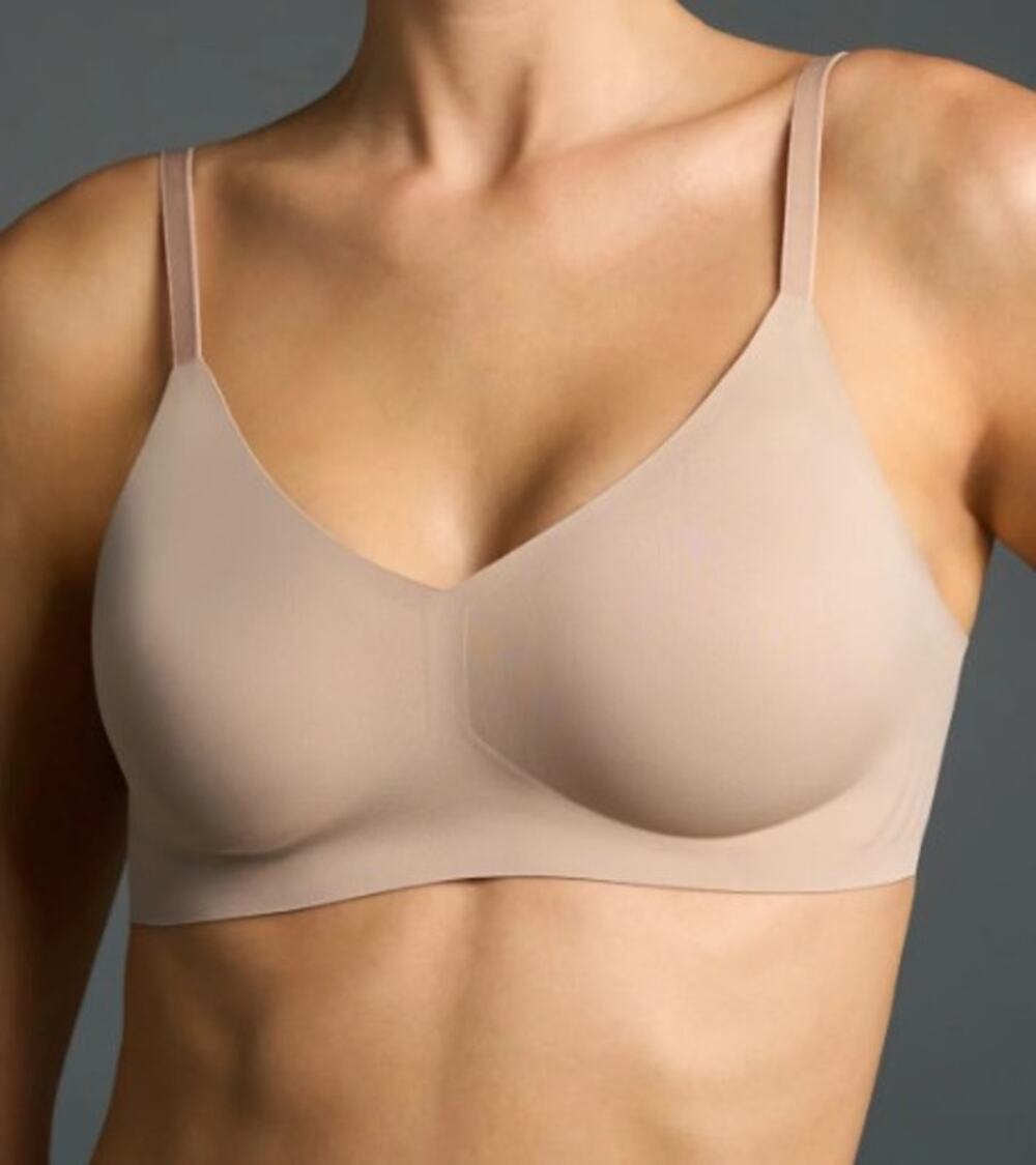 EBY Wireless Relief Bra, Nude, Size Large  Smoothing Lightweight